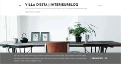Desktop Screenshot of interieurblog.villadesta.nl